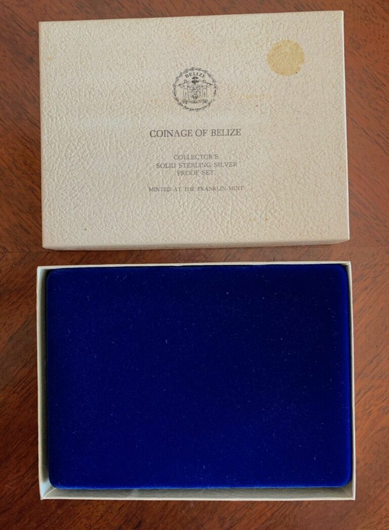 Read more about the article BELIZE 1979 ANNUAL COIN PROOF SETS  PS12  ALL STERLING SILVER ISSUES  WITH C.O.A