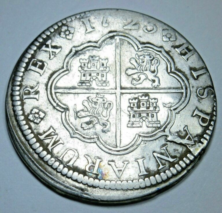 Read more about the article 1723 Spanish Silver 2 Reales Antique 1700’s Colonial Cross Pirate Treasure Coin