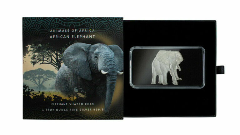 Read more about the article 2021 $2 Solomon Islands Animals of Africa Series Elephant 1 oz .9999 Silver Coin