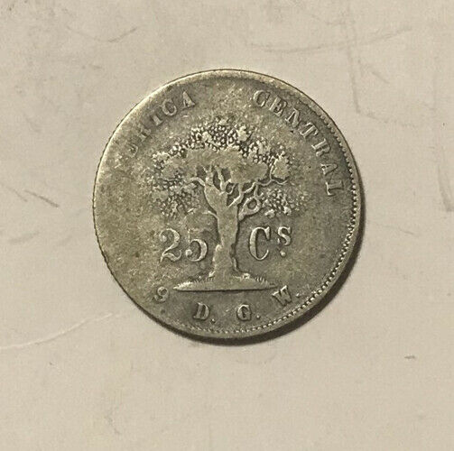 Read more about the article Costa Rica – 1875 Silver 25 Centavos – Popular
