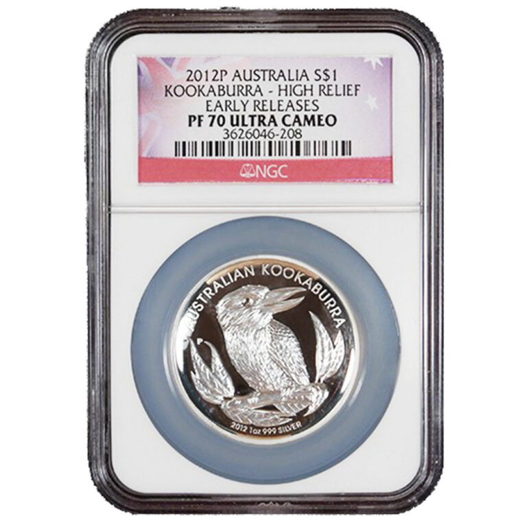 Read more about the article 2012-P $1 Silver Australia Kookaburra High Relief NGC PF70UC Early Releases