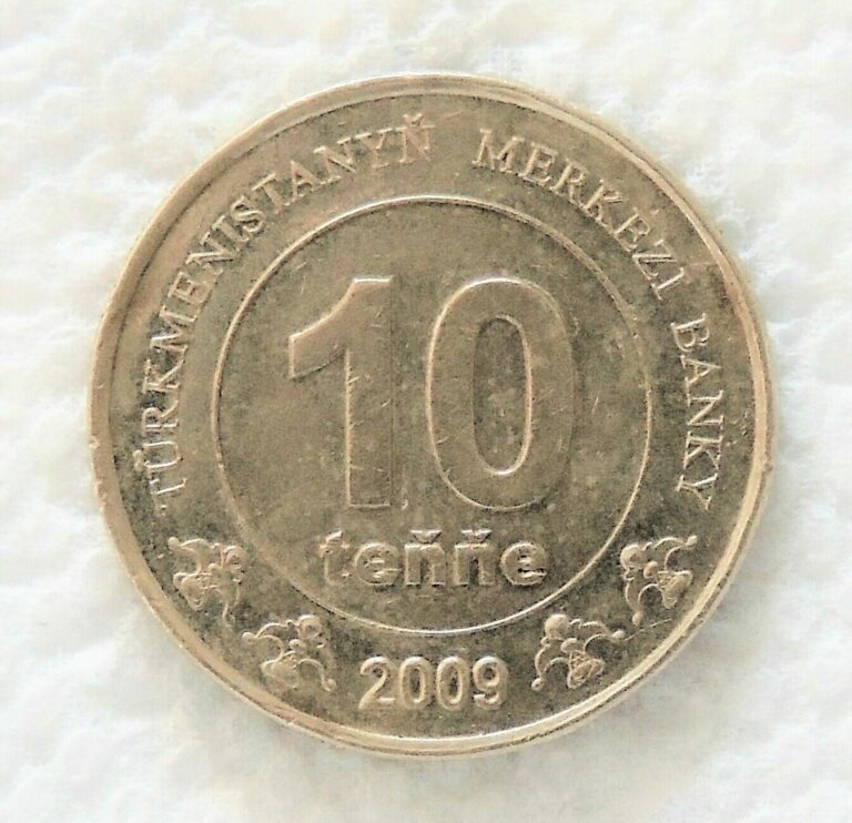 Read more about the article Turkmenistan 10 Tenge  Tenne Coin  2009 Good Condition