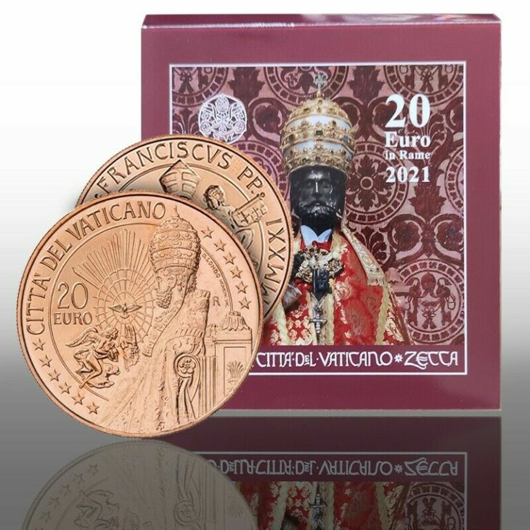 Read more about the article Vatican City 2021 BU €20 Copper Coin in Original Case – St Peter