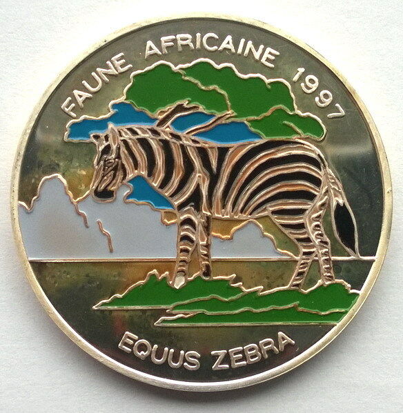 Read more about the article Benin 1997 Zebra 1000 Francs Silver Coin Proof