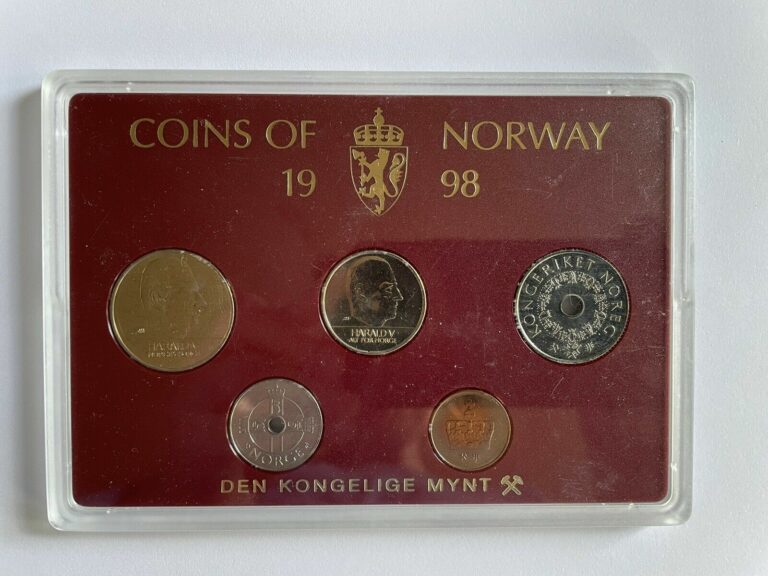 Read more about the article “Coins of Norway 1998 Den Kongelige Mynt” 1998 Norway Uncirculated Coin Set