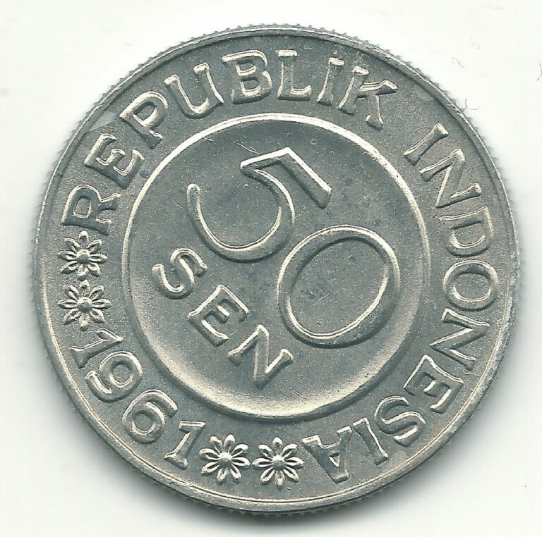 Read more about the article HIGH GRADE AU/UNC 1961 INDONESIA ALUMINUM 50 SEN COIN-MAY822