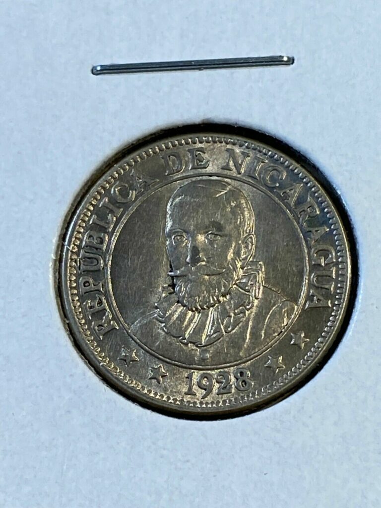 Read more about the article 1928 Nicaragua 10 Centavos Silver Coin!!