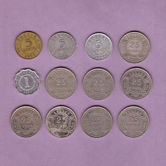 Read more about the article Belize – Coin Collection Lot – World/Foreign/North and Central America