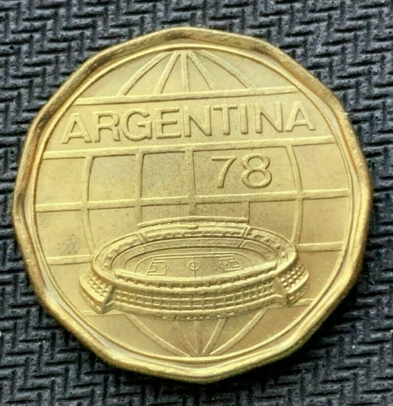 Read more about the article 1977 Argentina 100 Pesos Coin GEM BU ( Soccer Championship )  High Grade  #C1133