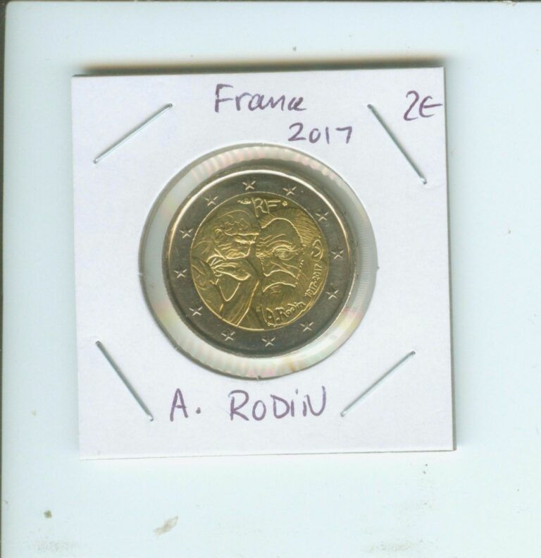 Read more about the article 2017 FRANCE 2€ COMMEMORATIVE 2 Euro coin Auguste RODIN 1917-2017 BEAUTIFUL !!