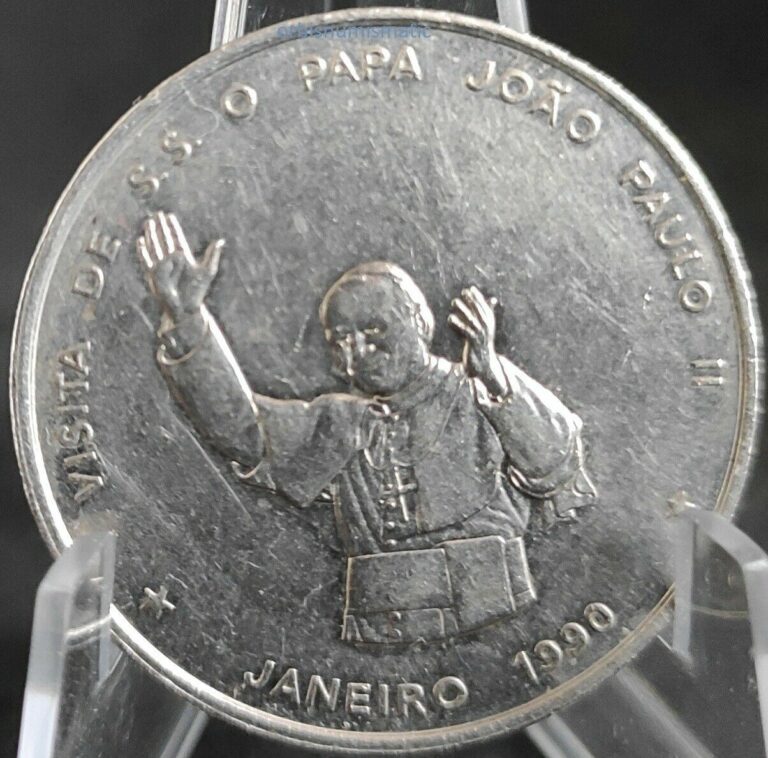 Read more about the article CAPE VERDE ISLANDS 100 ESCUDOS POPE JOHN PAUL II VISIT COIN 1990 RARE Z76