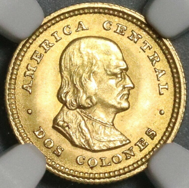 Read more about the article 1926 NGC MS 65 Costa Rica 2 Dos Colones Gold 15K Philadelphia Coin (21080101C)
