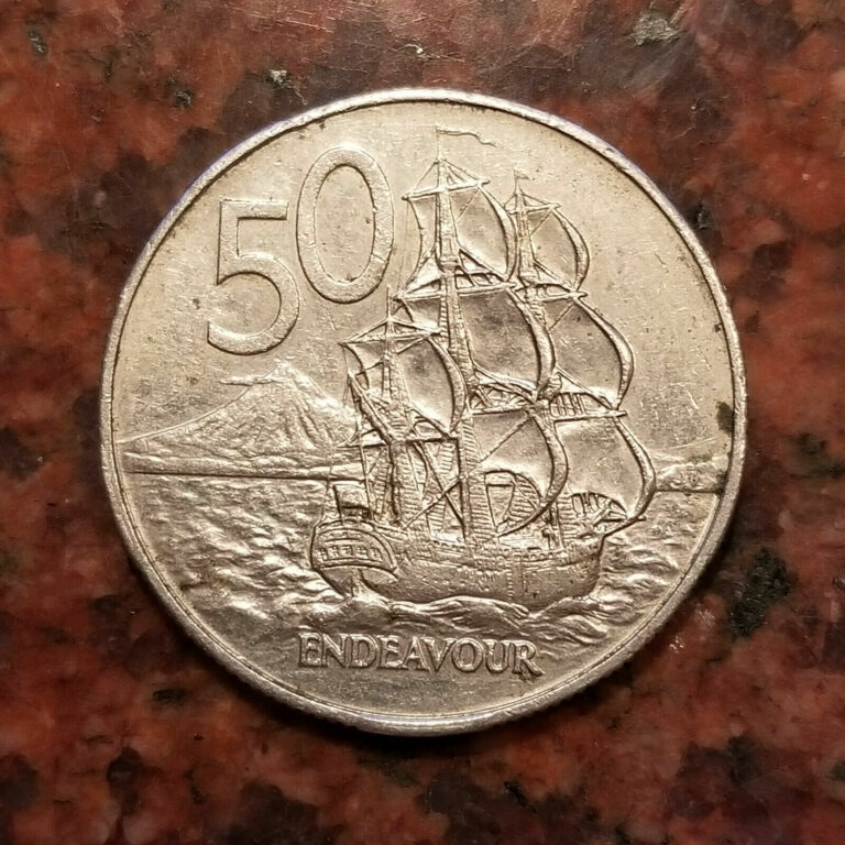 Read more about the article 1985 NEW ZEALAND 50 CENTS COIN – #A6984