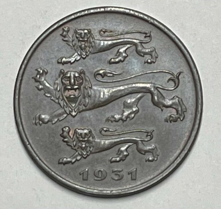 Read more about the article 1931  FIVE SENTI  ESTONIA COIN  FREE SHIPPING