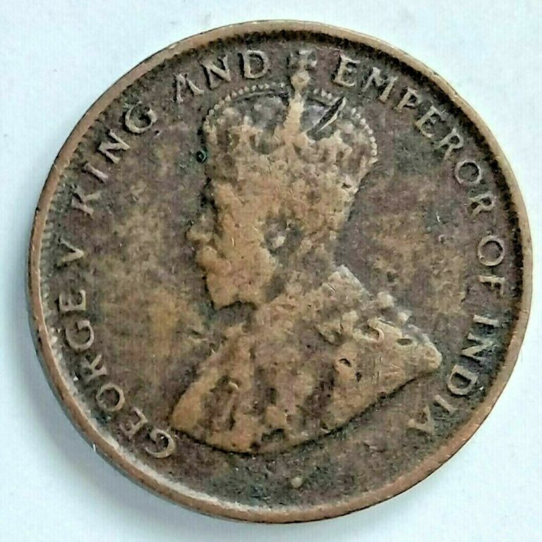 Read more about the article 1914 CEYLON (Sri Lanka) GEORGE V  1 CENT COIN