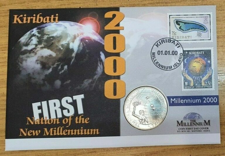Read more about the article 2000 Kiribati S1 Coin Cover First Nation of the New Millennium