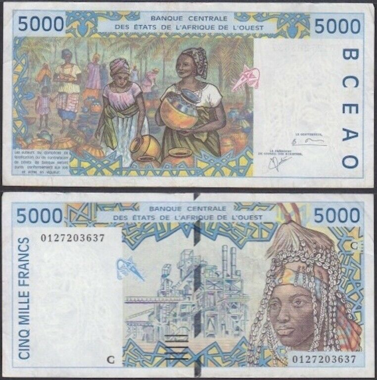Read more about the article BURKINA FASSO – 5000 francs 2001 P# 313Ck West African States – Edelweiss Coins