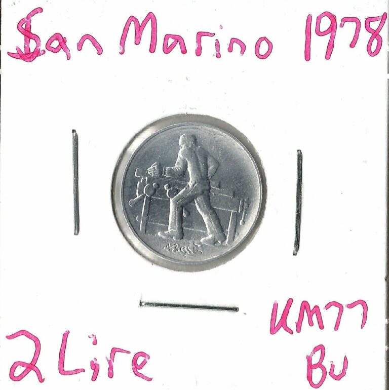 Read more about the article Coin San Marino 2 Lire 1978 KM77  combined shipping