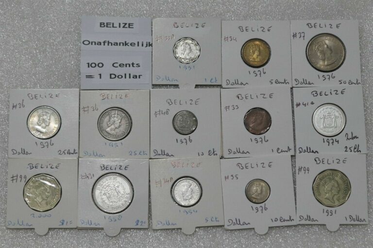 Read more about the article BELIZE COIN SET SOME HIGH GRADE B41 #1