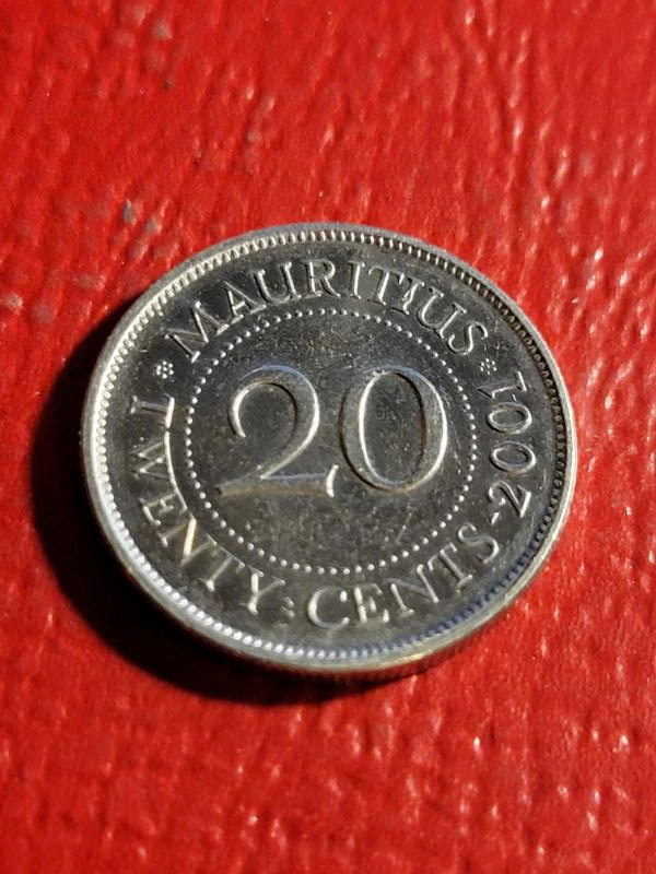 Read more about the article MAURITIUS 2001 20 CENTS COIN “FREE SHIPPING AND TRACKING” *190