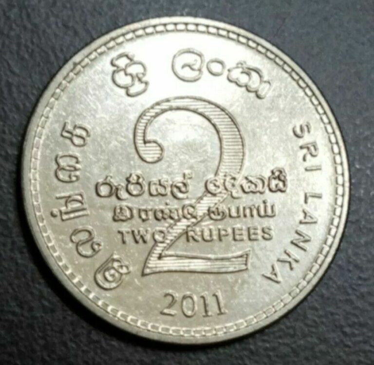 Read more about the article 2011 SRI-LANKA 2 RUPEES XF+ AU COIN SIRILANKA  KM 147a