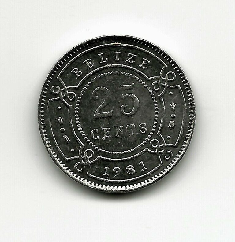 Read more about the article World Coins – Belize 25 Cents 1981 Coin KM# 36 ; BU UNC