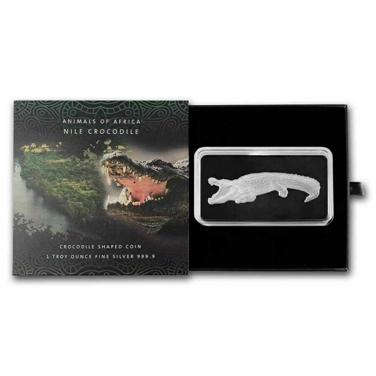 Read more about the article 2021 PAMP Solomon Islands Animals of Africa: Nile Crocodile 1oz .999 Silver Coin