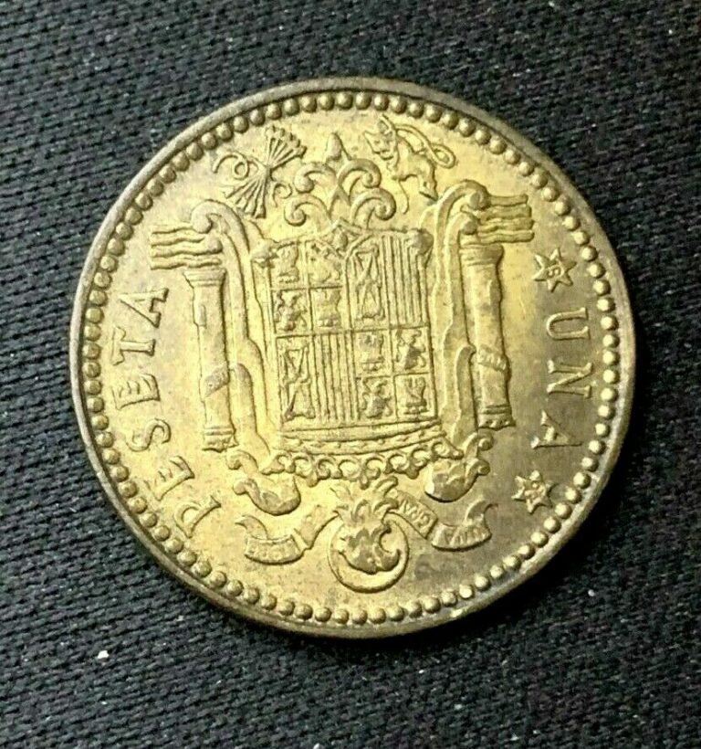 Read more about the article 1963 Spain 1 Peseta Coin UNC   High Grade World Coin    #B417