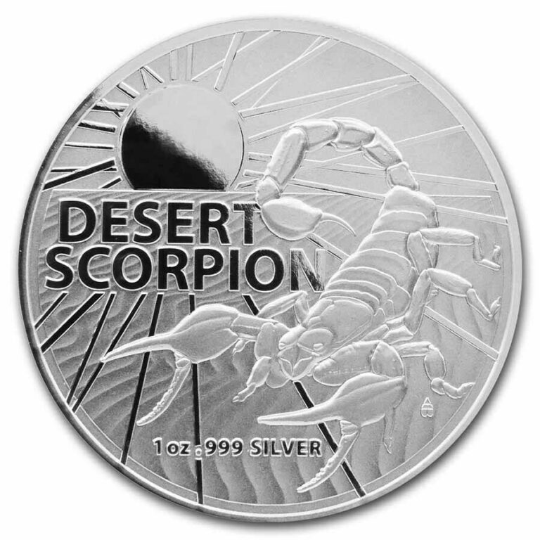 Read more about the article 2022 Australia 1 oz Silver $1 Desert Scorpion BU