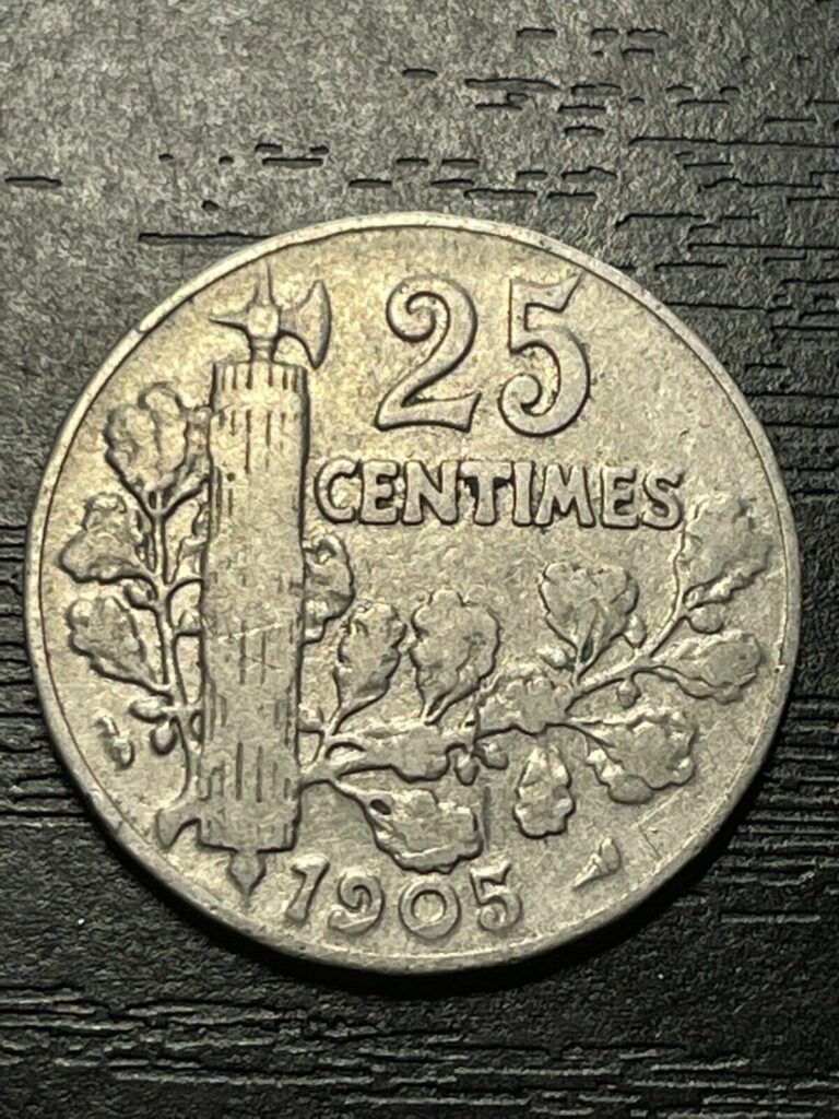 Read more about the article France 25 Centimes 1905 Nickel Coin