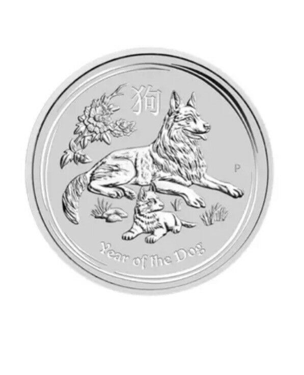 Read more about the article 2018 P Australia $1 Silver Lunar Year of the Dog 1oz .9999 Fine Silver Coin BU