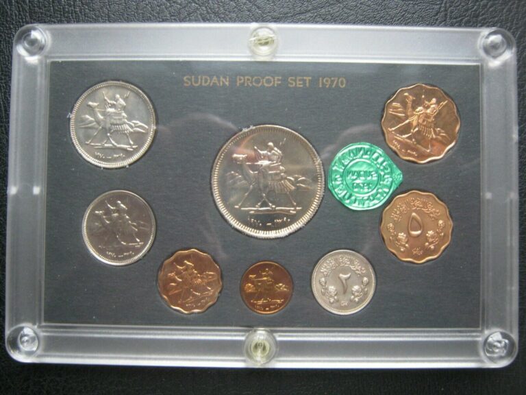Read more about the article Sudan 1970 Proof Coin Collection Set Cased in Envelope ~ Rare Only 1646 Issued!