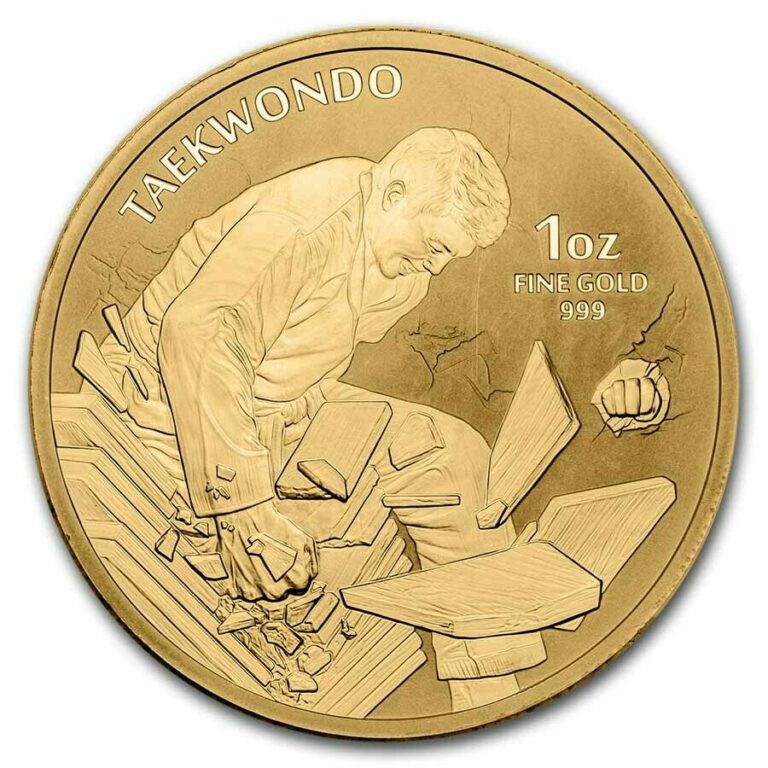 Read more about the article 2021 South Korea 1 oz Gold K-Series Taekwondo BU – SKU#245262