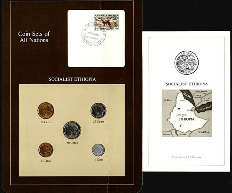 Read more about the article Coin Sets of All Nations Ethiopia 5 Coins The Franklin Mint UNC