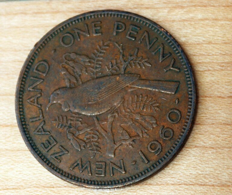 Read more about the article 1960 New Zealand 1 Penny Tui Bird