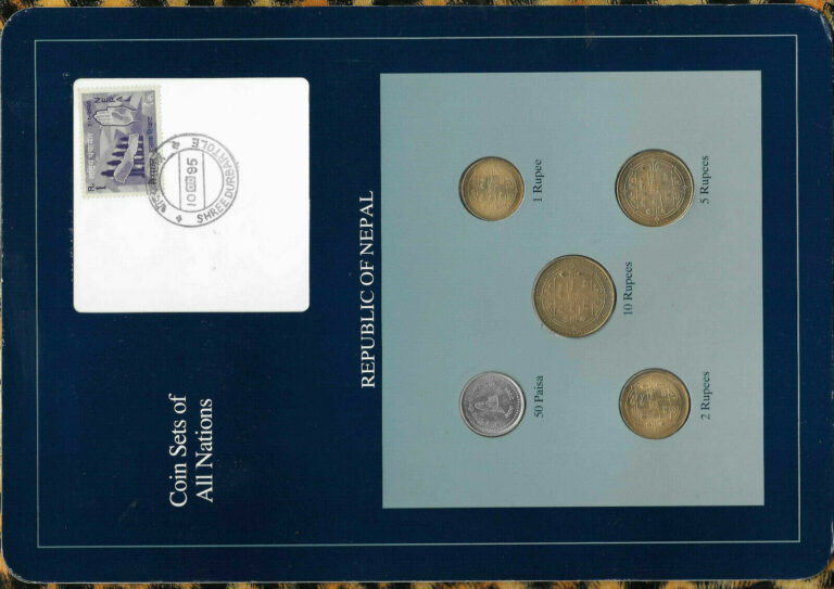 Read more about the article Coin Sets of All Nations Nepal Blue 1 2 5 10 Rupees  50 Paisa 2002 10OC95 SCARCE