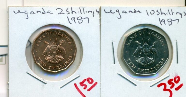 Read more about the article From Show Inv. – 2 UNC. COINS from UGANDA – 2 and 10 SHILLINGS (BOTH 1987)