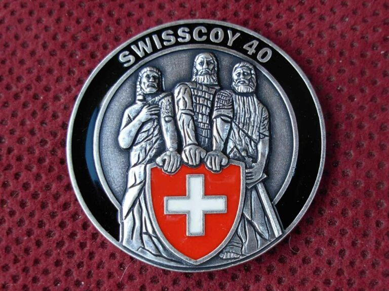 Read more about the article SWISS – KOSOVO – SWISSCOY 40 – AWARDED BY THE SWISS CONTIGENT AT KFOR COIN – RRR