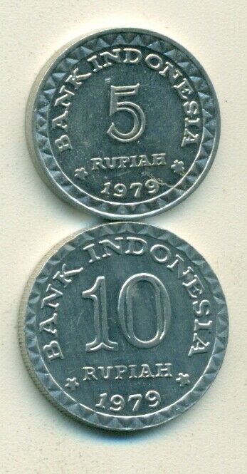 Read more about the article 2 DIFFERENT COINS from INDONESIA – 5 and 10 RUPIAH (BOTH DATING 1979)