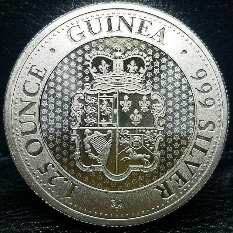 Read more about the article 2021 St. Helena 1.25 oz. Silver Rose Crown East India Company Guinea .999 Fine