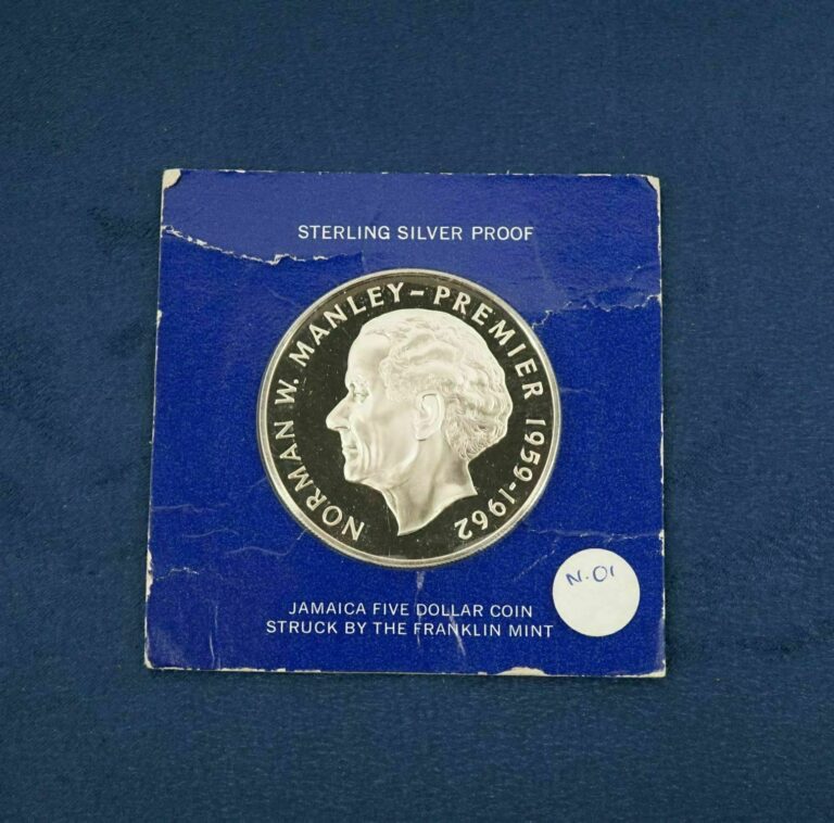 Read more about the article 1973 Jamaica 5 Dollar Silver Proof Coin – Free Shipping USA