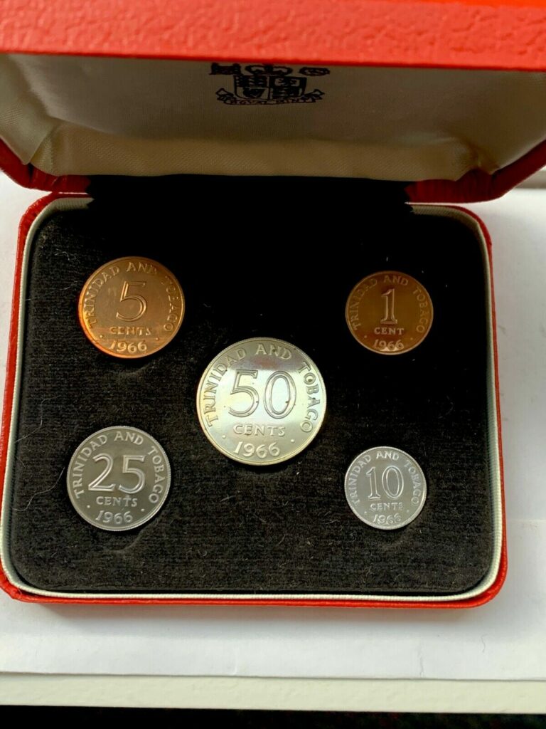 Read more about the article Trinidad and Tobago Proof Coins Set 1966 -5 Coins/Box