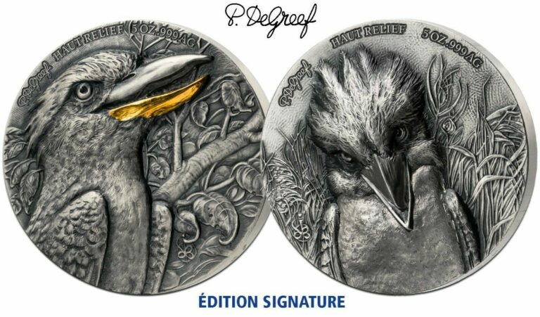 Read more about the article Ivory Coast 2022 – Edition Signature – Kookaburra – 2 silver coins x 5oz