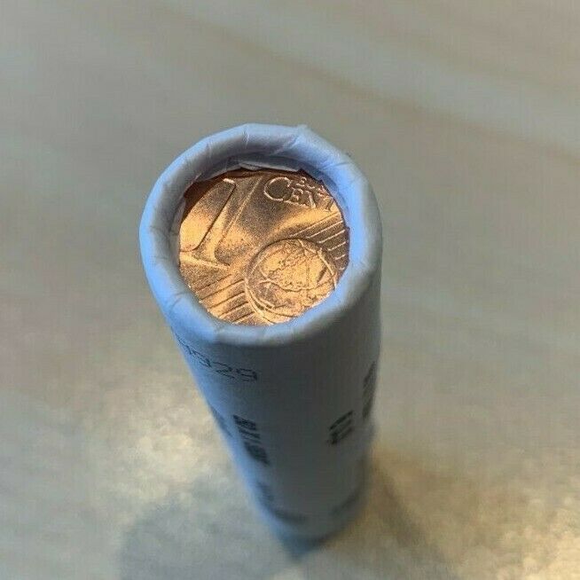 Read more about the article Estonia 2018 1 cent UNC BLIND Mint Coin Roll. 50 coins x1 cent. Rare KM# 61