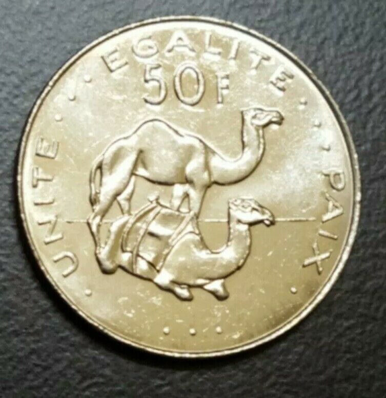 Read more about the article 2010 DJIBOUTI 50 FRANCS COIN AFRICAN CAMEL ANIMAL THEME KM 25 AU TONED