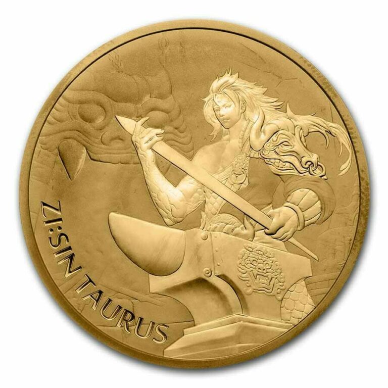 Read more about the article 2021 South Korea 1 oz Gold ZI:SIN Taurus BU – SKU#244463