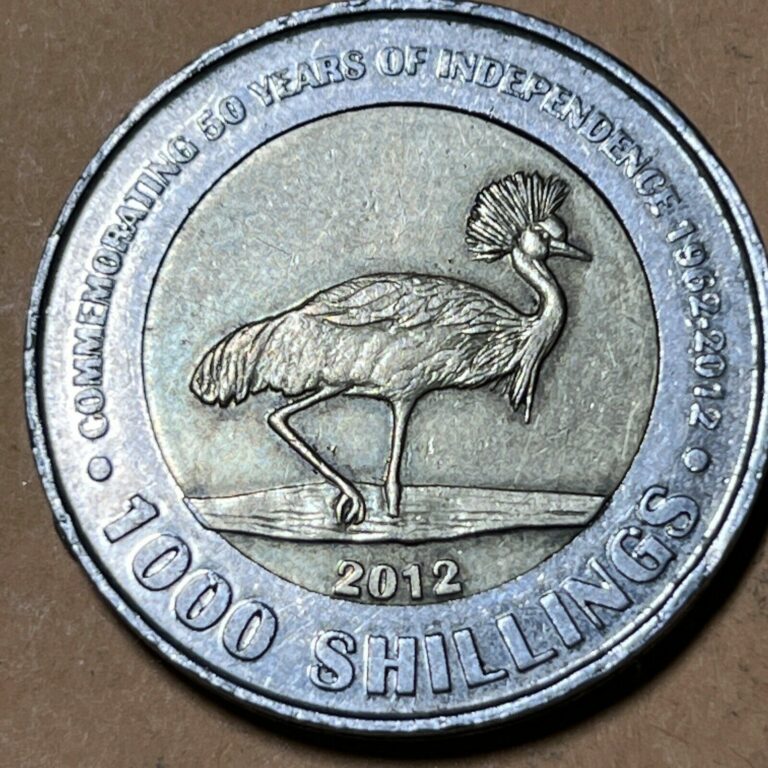 Read more about the article Uganda 1000 Shillings Current Circulated Bimetallic Coin – Dated 2012