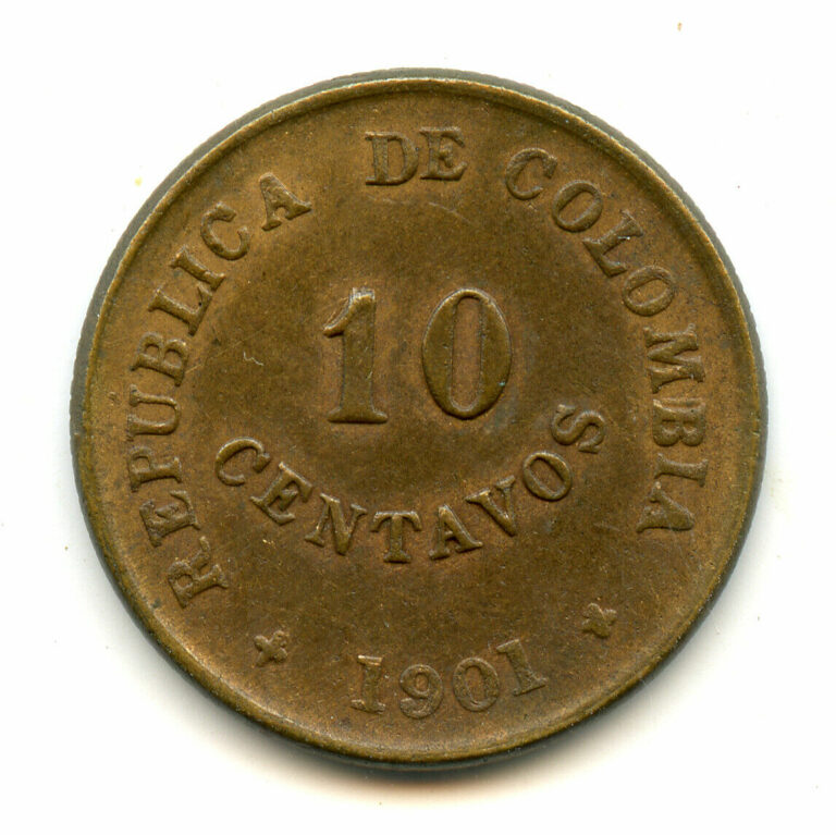 Read more about the article Genuine 1901 Colombia Lazareto Leper Colony 10 Centavos | AU Condition