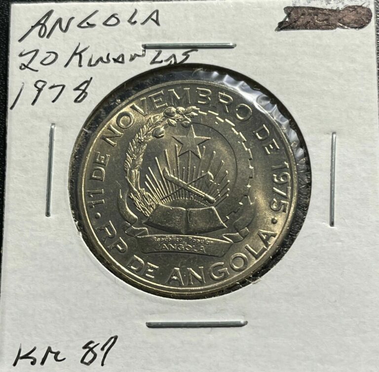 Read more about the article Angola 1978 20 Kwanzas Coin