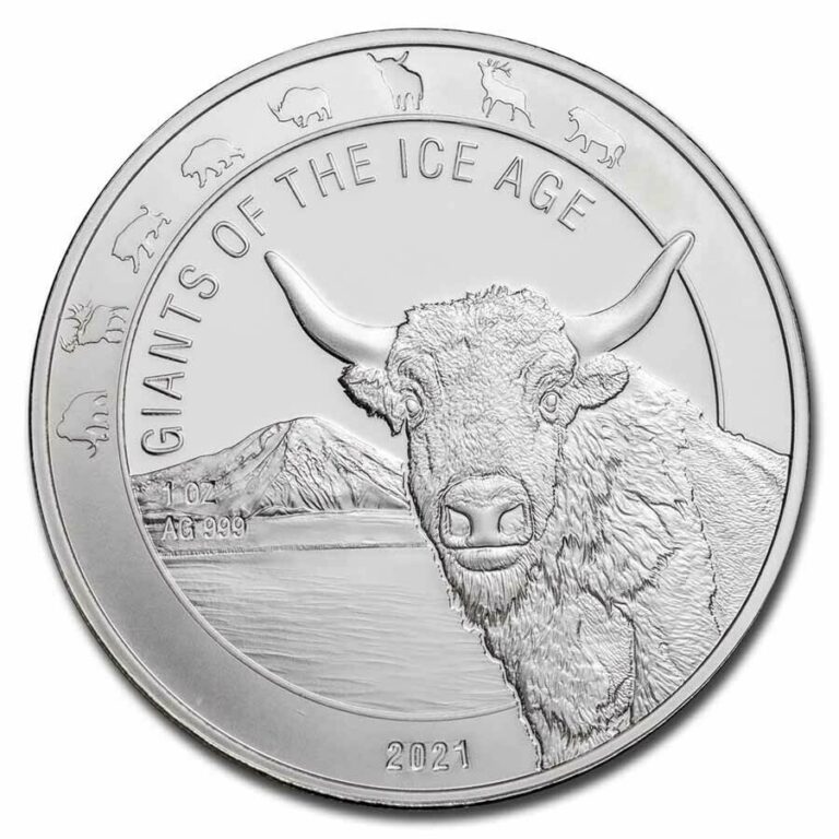 Read more about the article 2021 Republic of Ghana 1 oz Silver Aurochs BU – SKU#236346